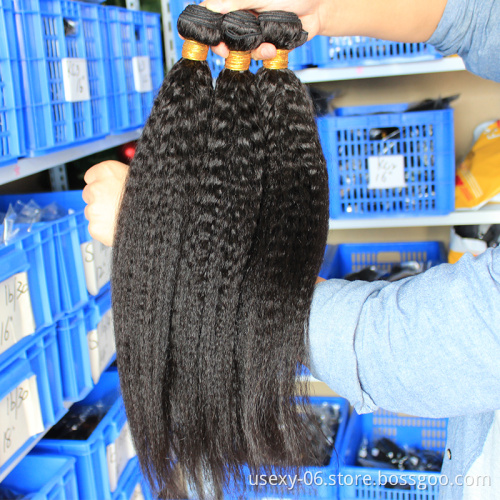 100 Virgin Human Hair Peruvian Kinky Straight Hair,Peruvian Yaki Human Hair Bundles,Peruvian Hair